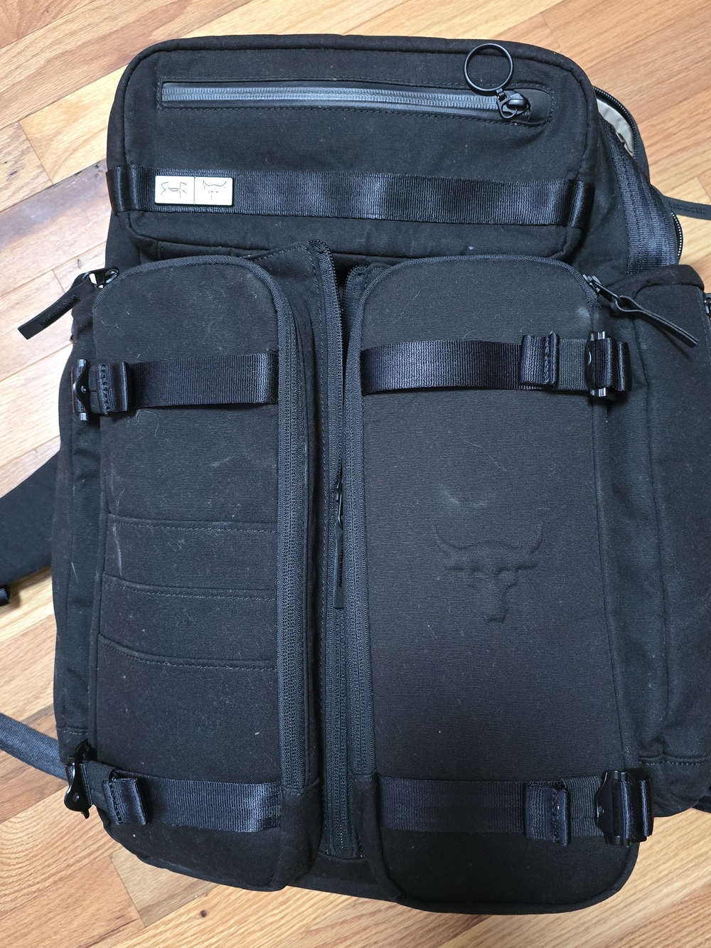Under Armour Black Men’s Tactical Backpack with Bull Logo
